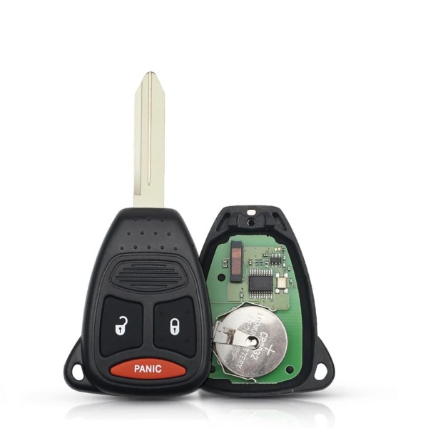 2004-2013 Dodge / Mitsubishi / 3-Button Remote Head Key / KOBDT04A / (AFTERMARKET)